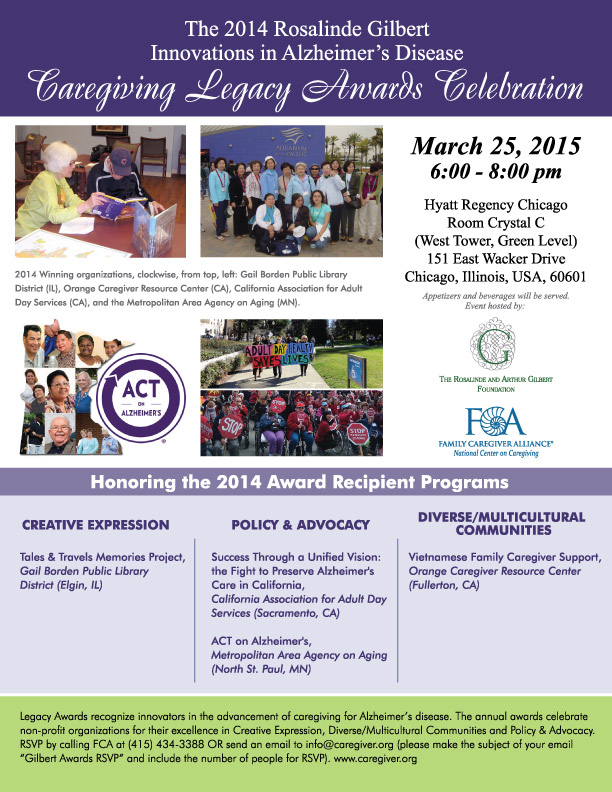 @014 Gilbert Awards Reception flyer